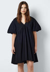 Noisy May Chiara Mini Smock Dress, Black