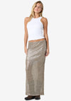 Noisy May Shakira Long Sequin Skirt, Gold