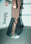 Noisy May Lucia Lace Midi Skirt, Black