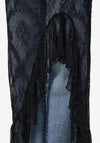 Noisy May Lucia Lace Midi Skirt, Black