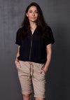 NU Denmark Ulrikke Short Sleeve Jacket, Black