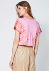 NU Denmark Utta Tie Dye T-Shirt, Pink