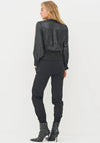 Nu Denmark Becca Shiny Shirt, Black