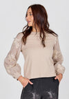 Nu Denmark Puffed Sleeve Blouse, Bone