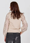 Nu Denmark Puffed Sleeve Blouse, Bone