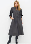 Nu Denmark Eliana Zip Front Maxi Dress, Grey