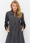Nu Denmark Eliana Zip Front Maxi Dress, Grey