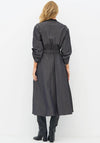 Nu Denmark Eliana Zip Front Maxi Dress, Grey