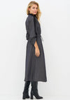 Nu Denmark Eliana Zip Front Maxi Dress, Grey