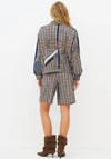 Nu Denmark Elyra Check Motif Jacket, Grey