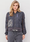 Nu Denmark Ann Lace Bomber Jacket, Grey