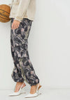 Nu Denmark Casual Army Print Trousers, Green