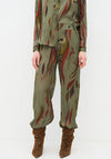 Nu Denmark Elina Wide Leg Trousers, Green