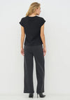 Nu Denmark Graphic Print Oversized T-Shirt, Black