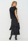 Nu Denmark Sequin and Rhinestone Detail T-Shirt, Black