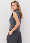 Nu Denmark Alexa Knit Vest, Grey