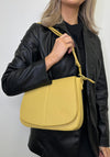 Zen Collection Pebbled Versatile Shoulder Bag, Yellow