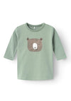 Name It Baby Boy Molan Long Sleeve Top, Lily Pad