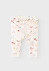 Name It Baby Girl Bellas Print Pant, Jet Stream