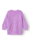 Name It Kid Lonja Long Sleeve Rib Knit Cardigan, Violet Tulle