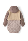 Name It Kid Girl Mika Long Teddy Jacket, Peppercorn