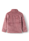 Name It Kid Girl Mosa Faux Fur Jacket, Wistful Mauve
