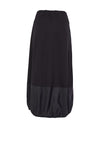 Naya Eyelet Pocket, Trim Midi Skirt, Black