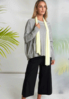 Naya Soft Jersey Neck Scarf, Lemon Yellow