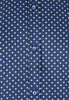 Andre Nevada Long Sleeve Geo Print Shirt, Navy & Tan