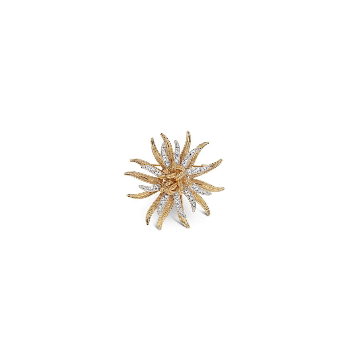 Newbridge Silverware CZ Starfish Brooch, Gold