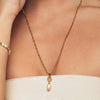 Newbridge Sappho Baroque Pearl Necklace, Gold