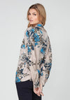 Nu Denmark Riborg Patterned Shirt, Electric Blue Multi