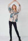 Nu Denmark Riborg Patterned Shirt, Electric Blue Multi