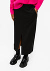 Object Harlow Pencil Midi Skirt, Black