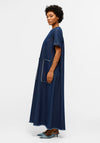 Object Harlow Denim Maxi Dress, Dark Blue Denim
