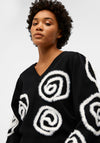 Object Jinda Balloon Sleeve Knitted Jumper, Black