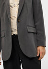 Object Sigrid Single Breasted Blazer, Grey