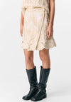 Object Prima Crochet Style Wrap Skirt, Cream
