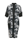 My Soul Oldies Monochrome Print Dress, Black & White
