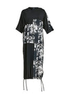 My Soul Oldies Print Dress, Black