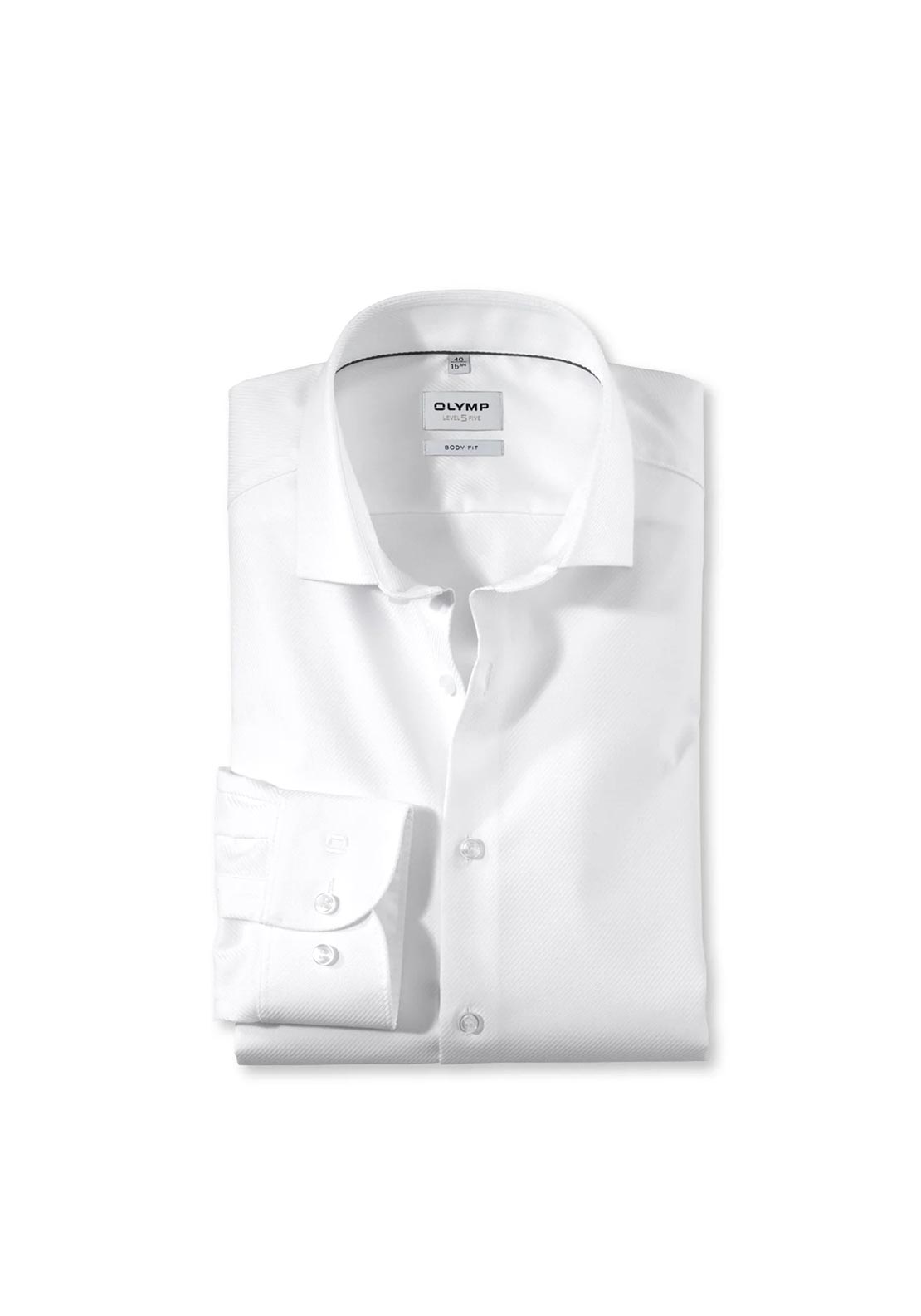 OLYMP Level Five Business Shirt, White