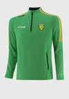 O’Neills Donegal GAA Hydra Brushed Half Zip Top, Green