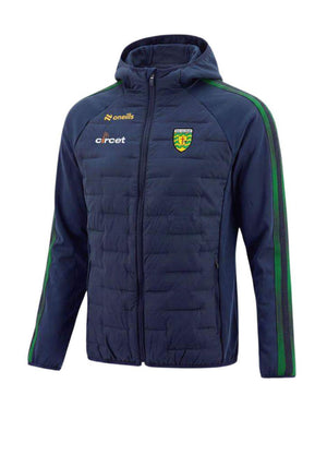 O’Neills Donegal GAA Adults Imperium 075 Lightweight Hooded Padded Jacket, Navy