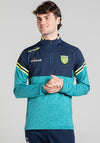 O’Neills Donegal GAA Sedona 184 Half Zip Top, Navy & Green