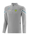 O’Neills Donegal GAA Kids Weston Brushed Half Zip Top, Grey