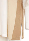 Ora Crinkle Effect With Collar Blouse, White Multi