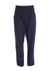 Ora Straight Leg Pull-Up Trousers, Navy
