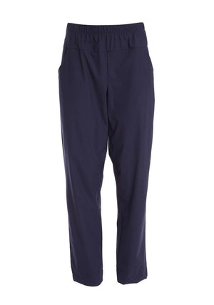 Ora Straight Leg Pull-Up Trousers, Navy