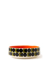 Orla Kiely Spot Square Oval Fruit Bowl, Orange