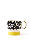 Orla Kiely Retro Stripe Stackable Mug, Yellow